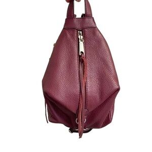 Rebecca minkoff burgandy red wine mini Julian backpack
